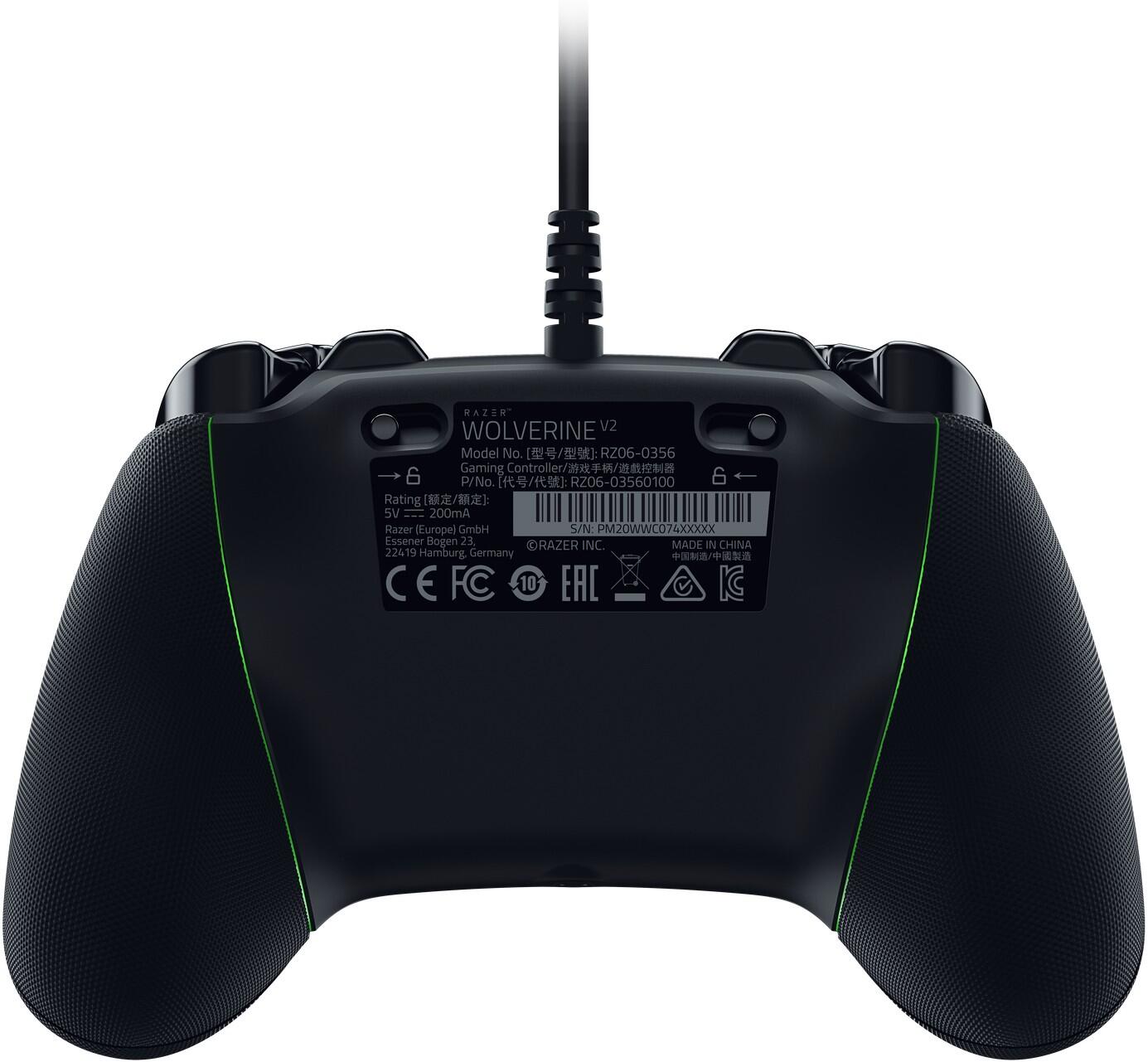 Razer Wolverine V2 Gamepad Schwarz