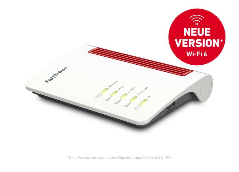 AVM FRITZBox 7530 AX Wireless Router - DSL-Modem 4-Port-Switch GigE WiFi6 Dual-Band VoIP-Telefonadapter (DECT)