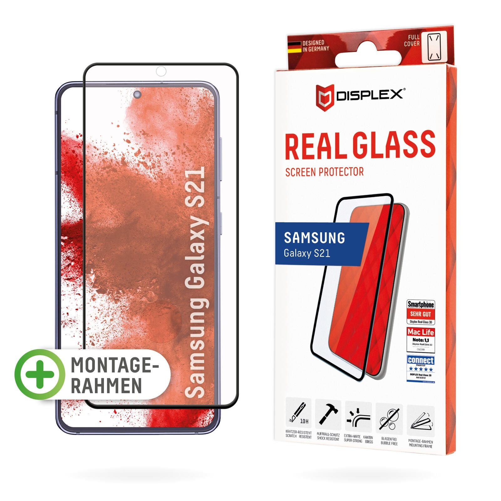 DISPLEX Full Cover Displayschutz für Samsung Galaxy S21 5G