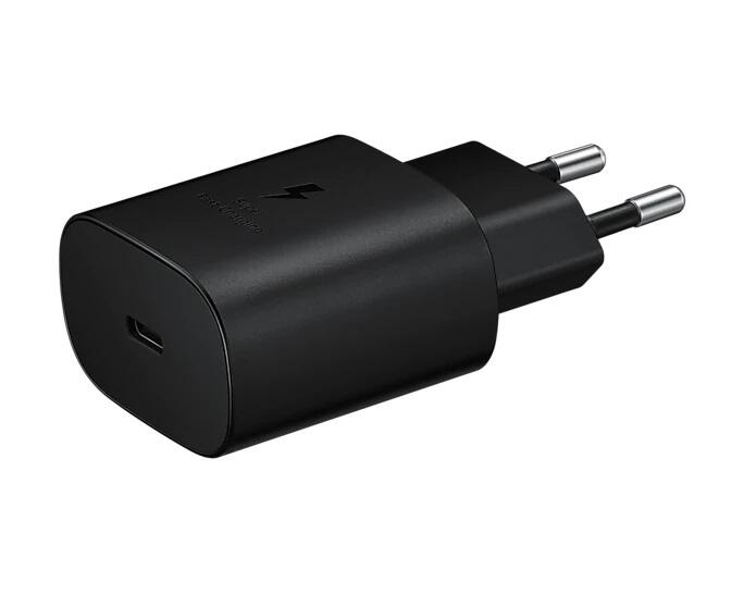 Samsung Ladeadapter mit Schnellladefunktion EP-TA800N Black (USB Type-C, 25W)