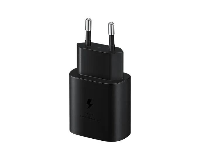 Samsung Ladeadapter mit Schnellladefunktion EP-TA800N Black (USB Type-C, 25W)