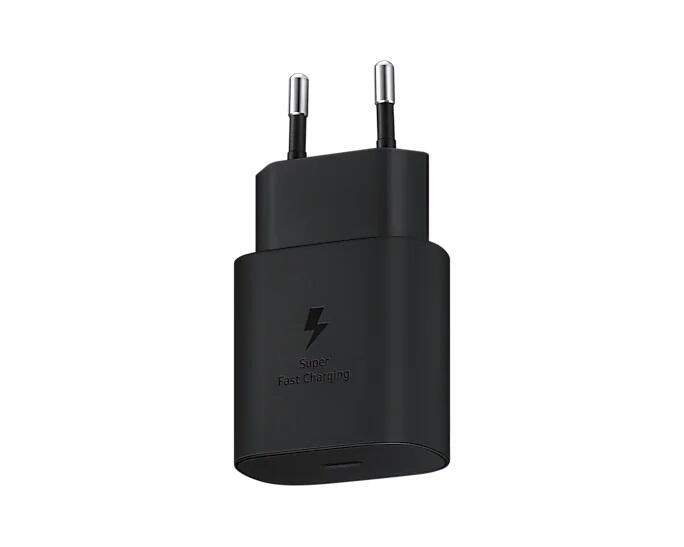 Samsung Ladeadapter mit Schnellladefunktion EP-TA800N Black (USB Type-C, 25W)