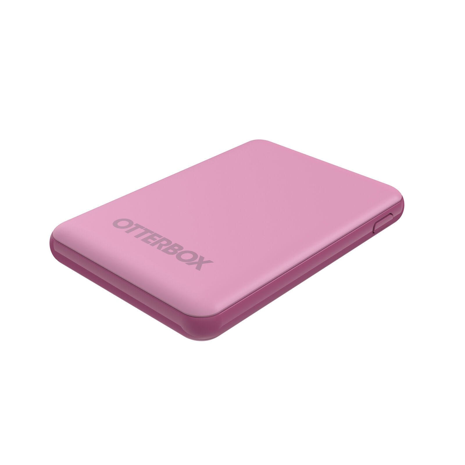 OtterBox 5.000 mAh Powerbank mit Universal USB-Kabel (Pink)