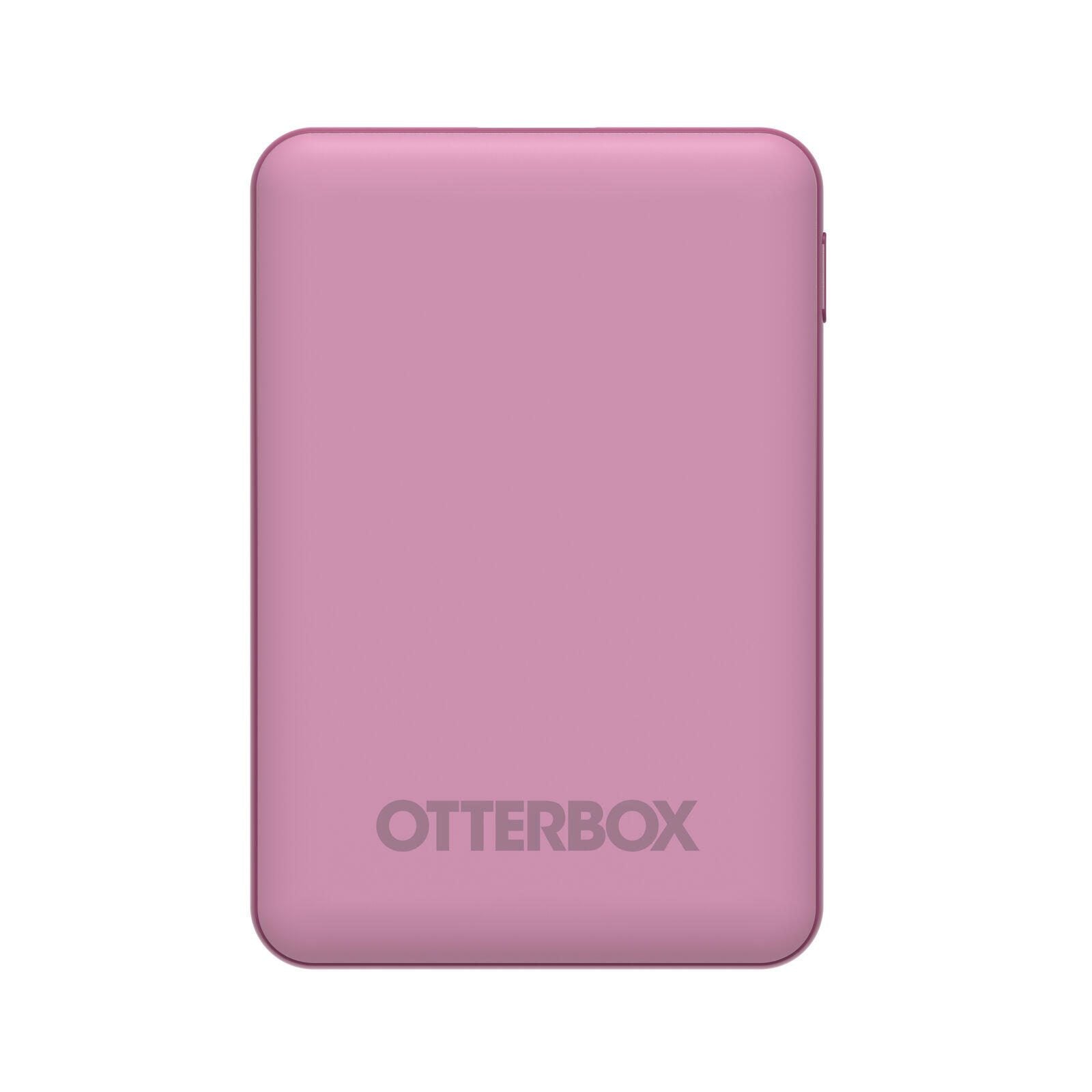 OtterBox 5.000 mAh Powerbank mit Universal USB-Kabel (Pink)