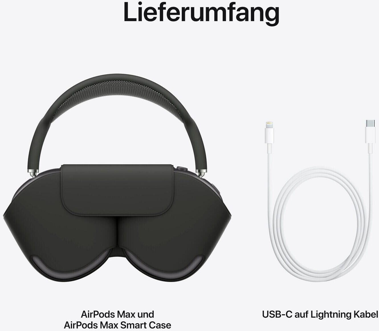 Apple AirPods Max Over-Ear-Kopfhörer space grau