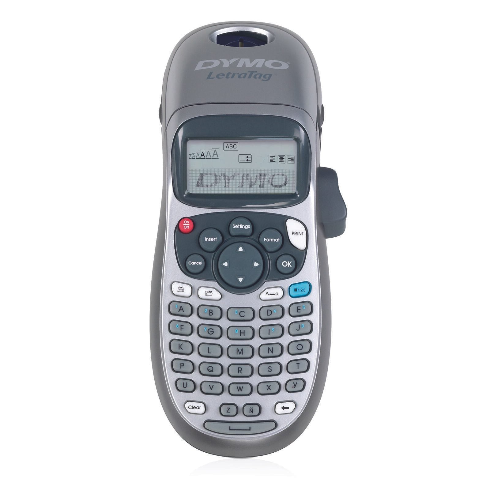 DYMO LetraTag LT-100H Beschriftungsgerät - Silber Edition inkl. Batterien