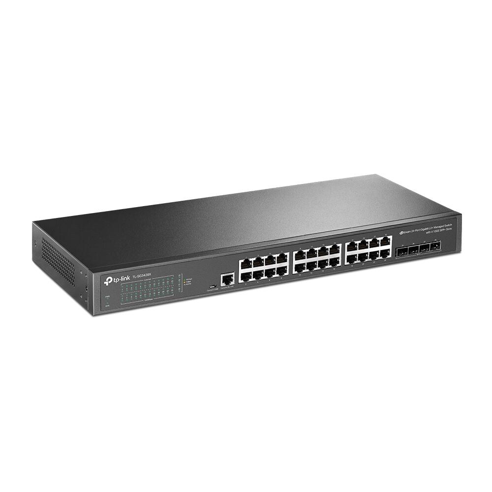 TP-Link Omada JetStream TL-SG3428X JetStream 24-Port Gigabit L2+ Managed Switch