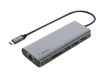 Belkin CONNECT USB-C 6 in 1 Multiport Adapter (AVC008btSGY)