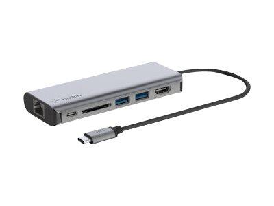 Belkin CONNECT USB-C 6 in 1 Multiport Adapter (AVC008btSGY)