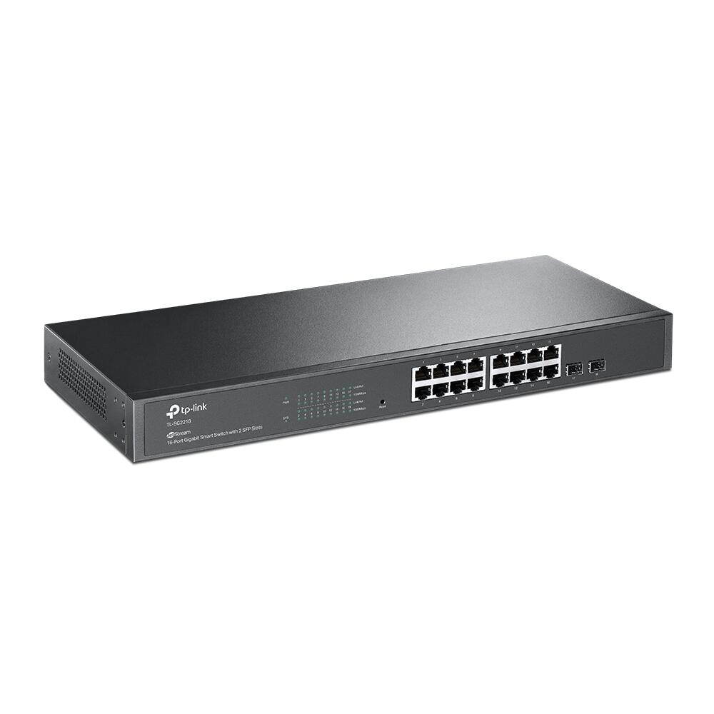 TP-Link JetStream TL-SG2218 16-Port Gigabit Smart Switch mit 2 SFP-Slots