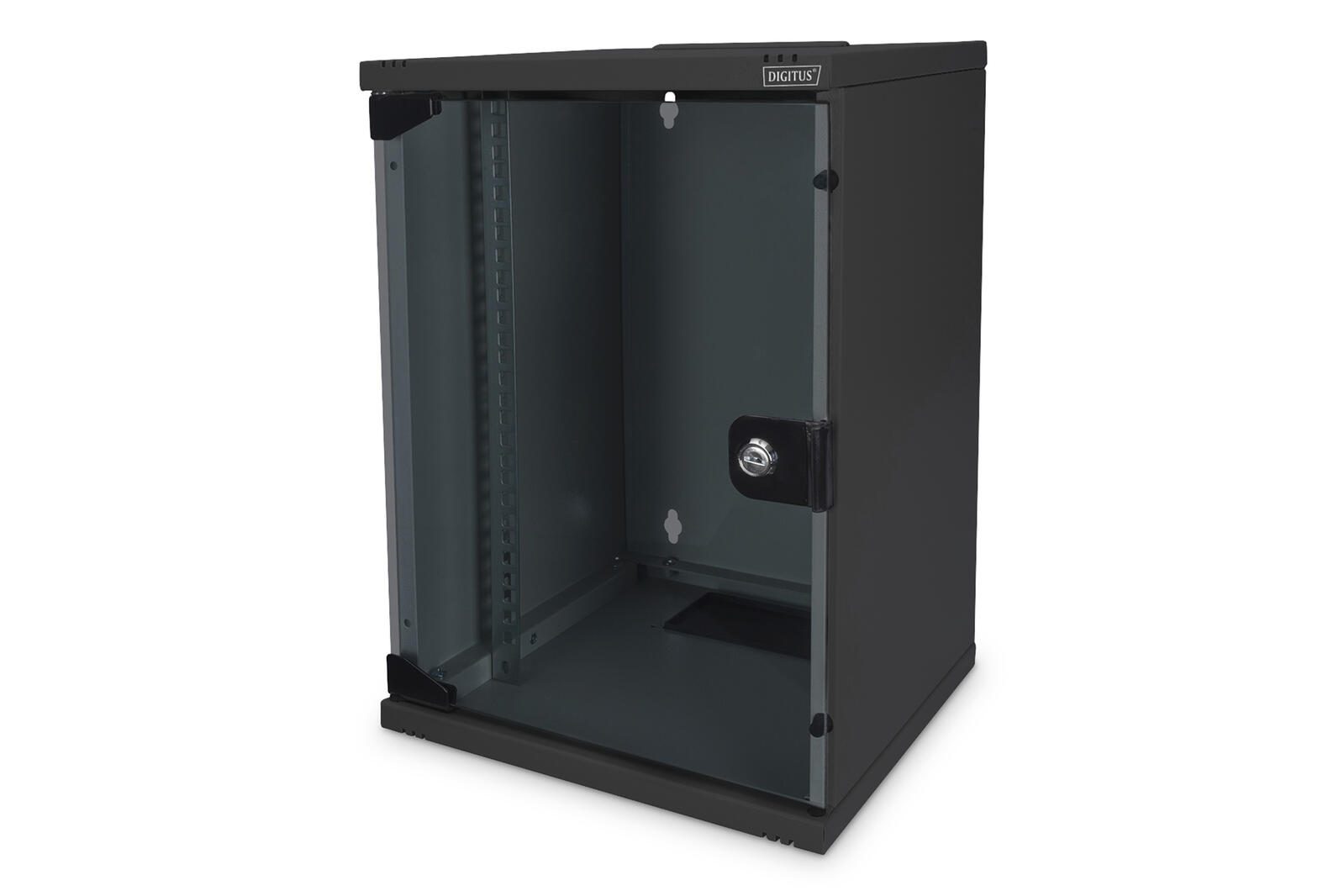 Digitus 9HE 10'-Wandgehäuse RAL 9005 schwarz