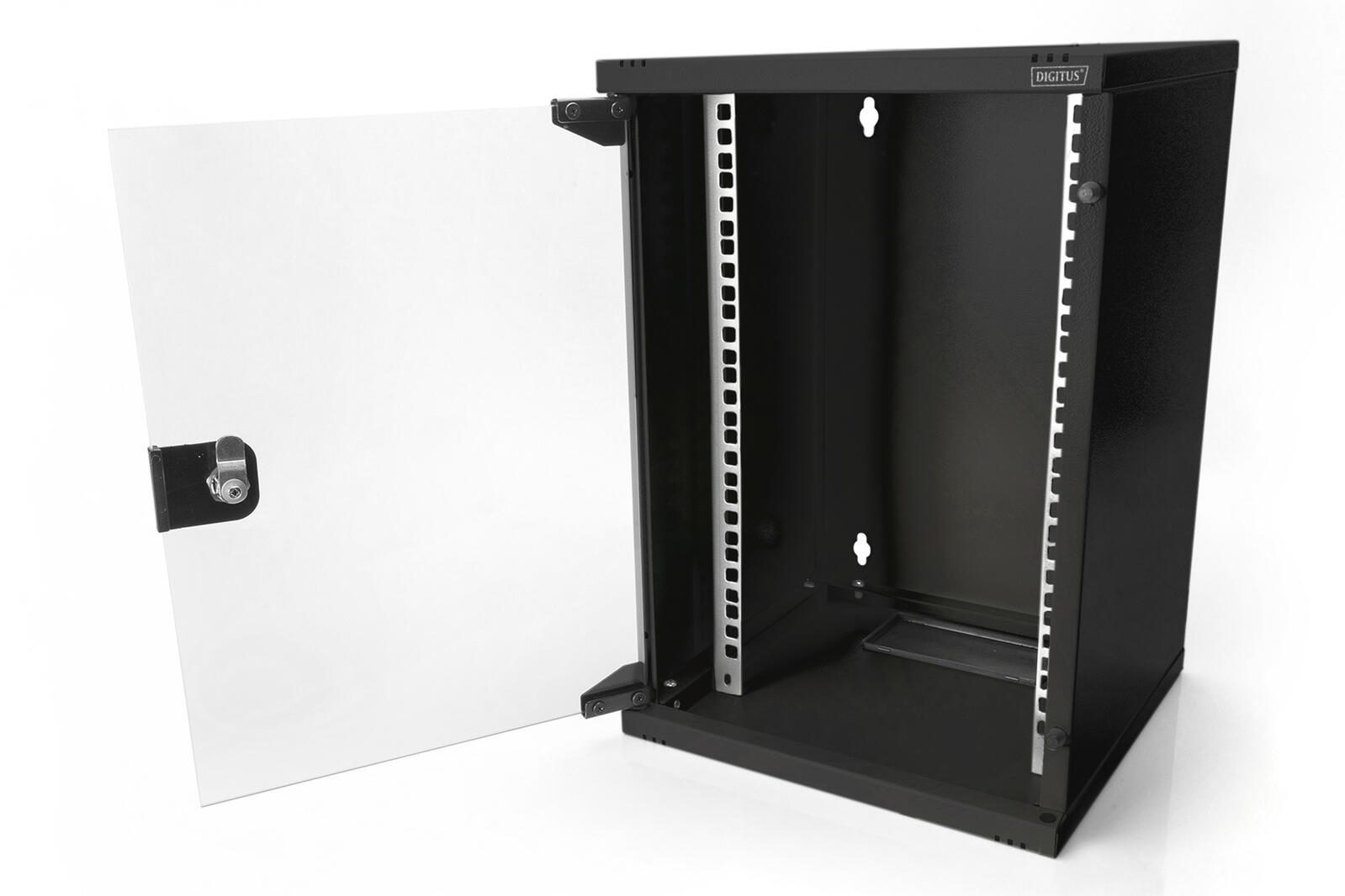 Digitus 9HE 10'-Wandgehäuse RAL 9005 schwarz