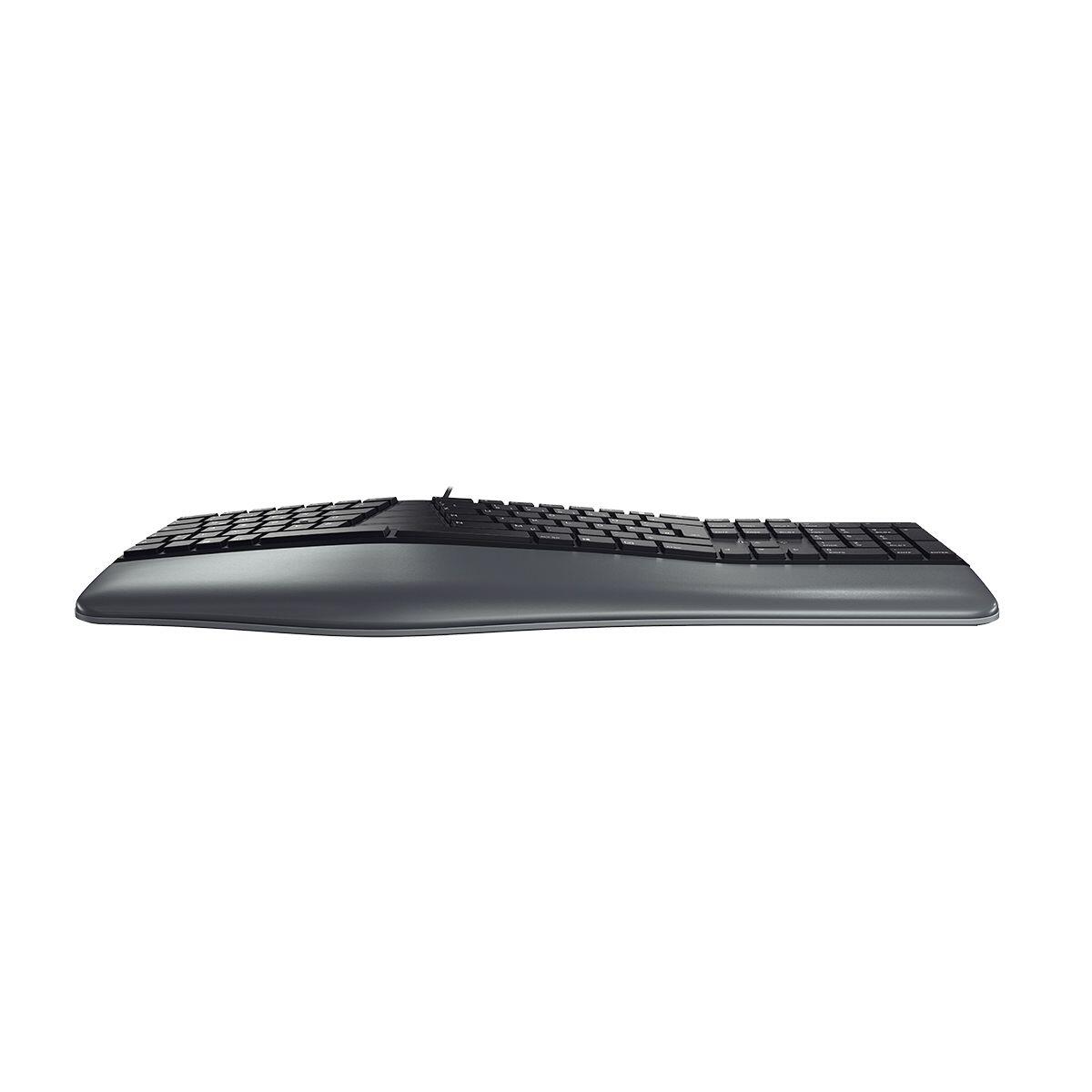 CHERRY KC 4500 ERGO kabelgebundene ergonomische Tastatur, schwarz