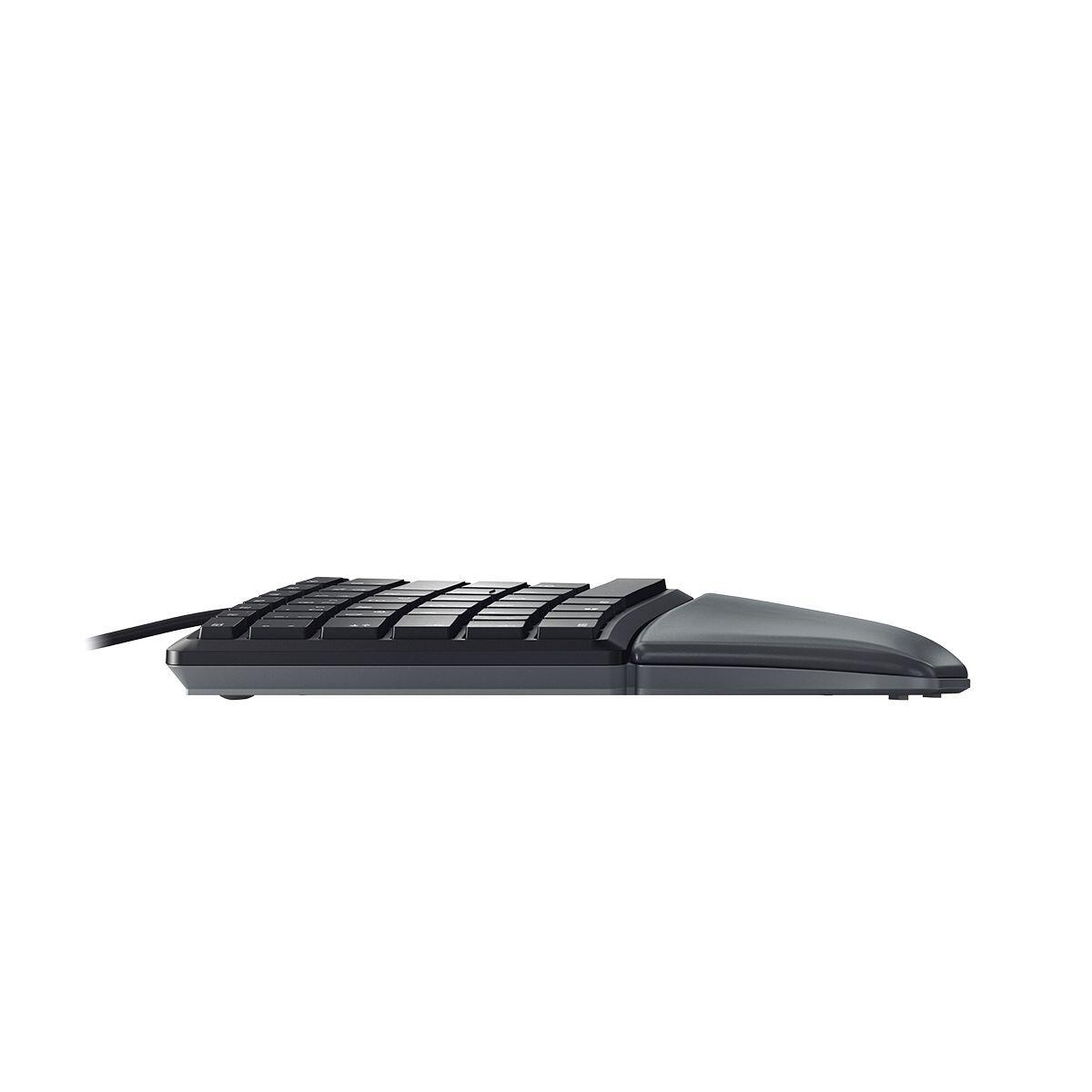 CHERRY KC 4500 ERGO kabelgebundene ergonomische Tastatur, schwarz