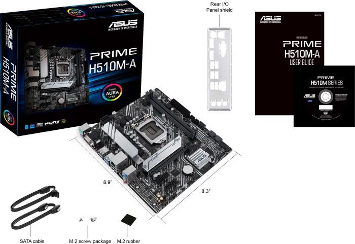 ASUS Prime H510M-A mATX Gaming Mainboard Sockel Intel LGA120