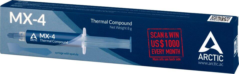 Arctic MX-4 Wärmeleitpaste - 8 g, inkl. Spachtel