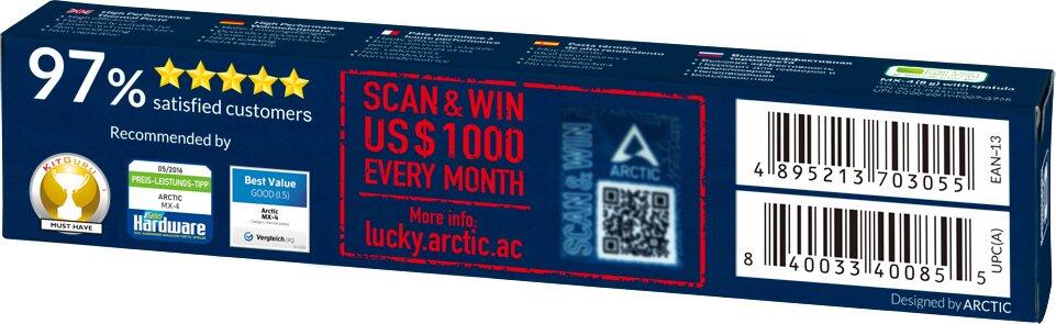 Arctic MX-4 Wärmeleitpaste - 8 g, inkl. Spachtel