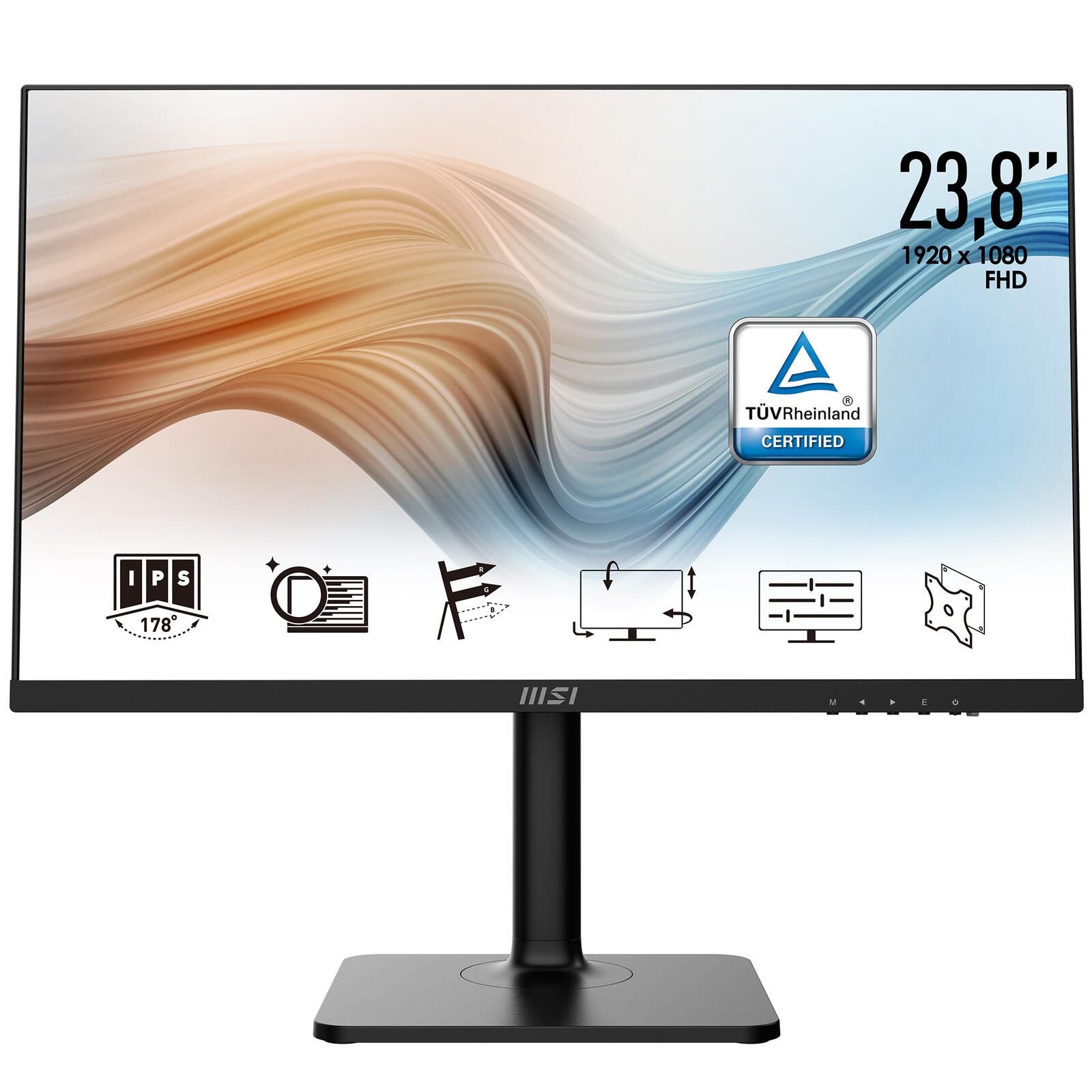 MSI Modern MD241PDE Monitor 60cm (23,8') schwarz