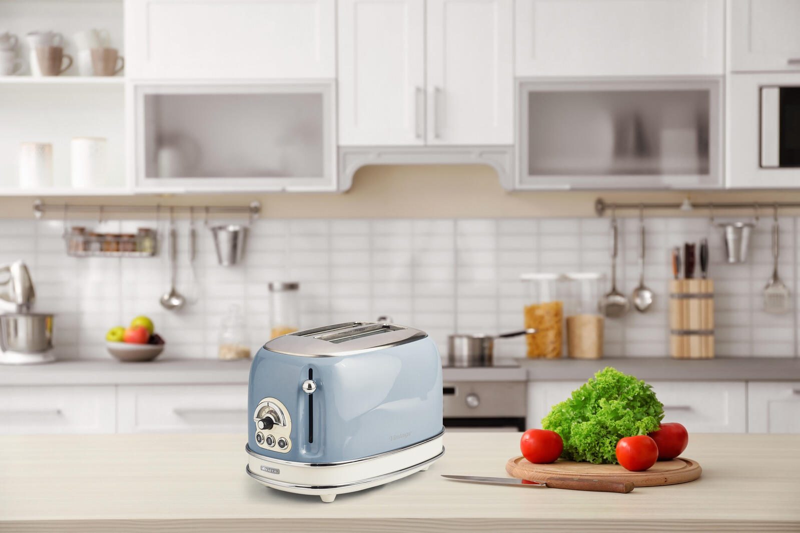 Ariete Vintage 2-Schlitz-Toaster - blau