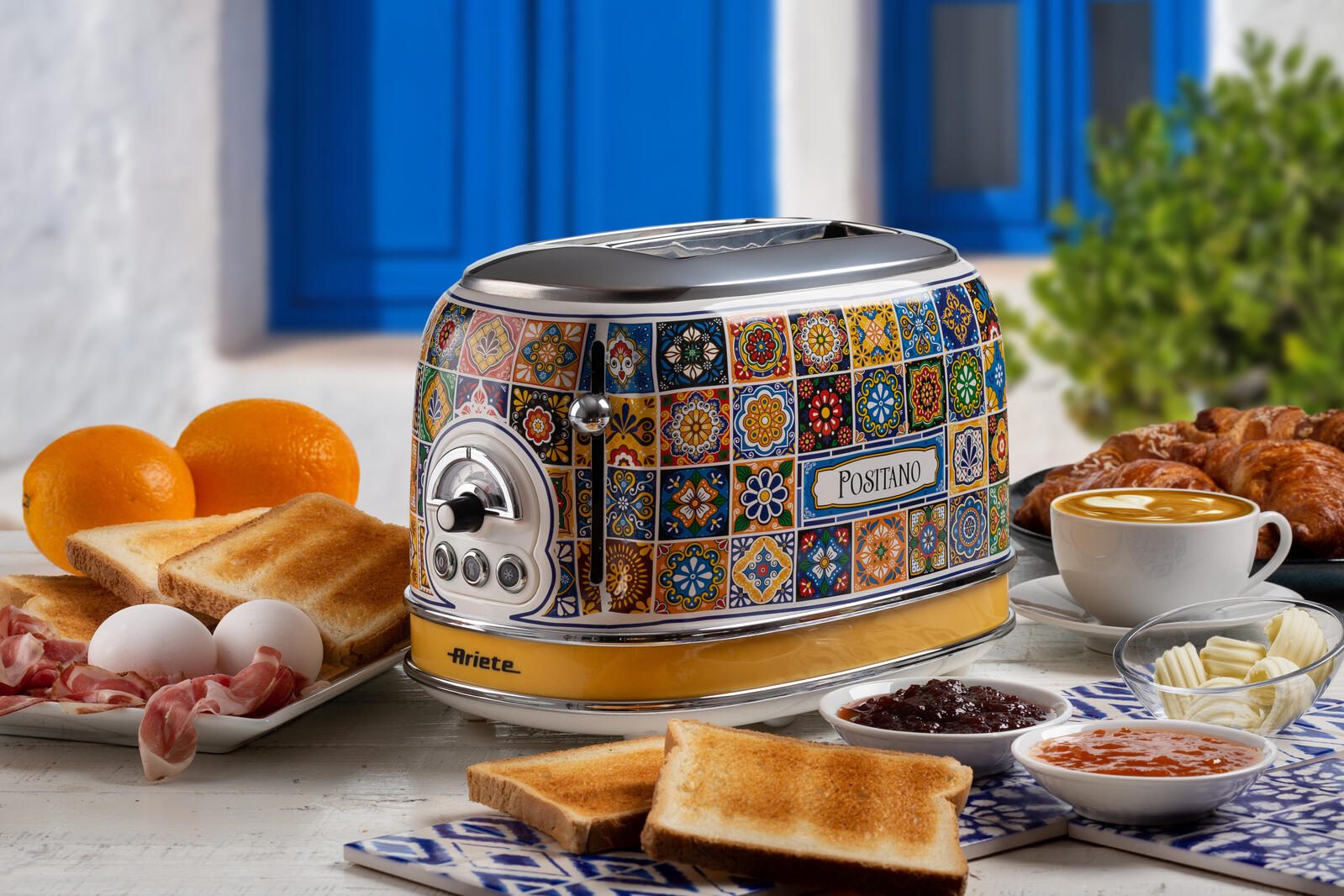 Ariete Vintage 2-Schlitz-Toaster - Positano Design