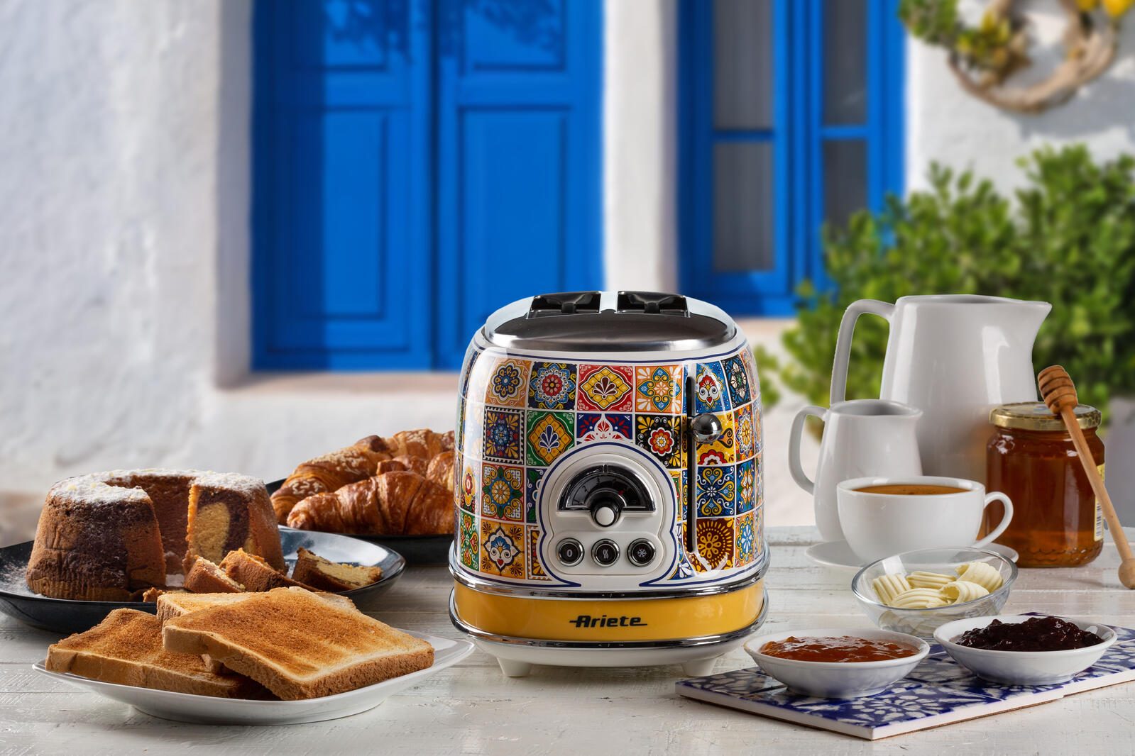 Ariete Vintage 2-Schlitz-Toaster - Positano Design