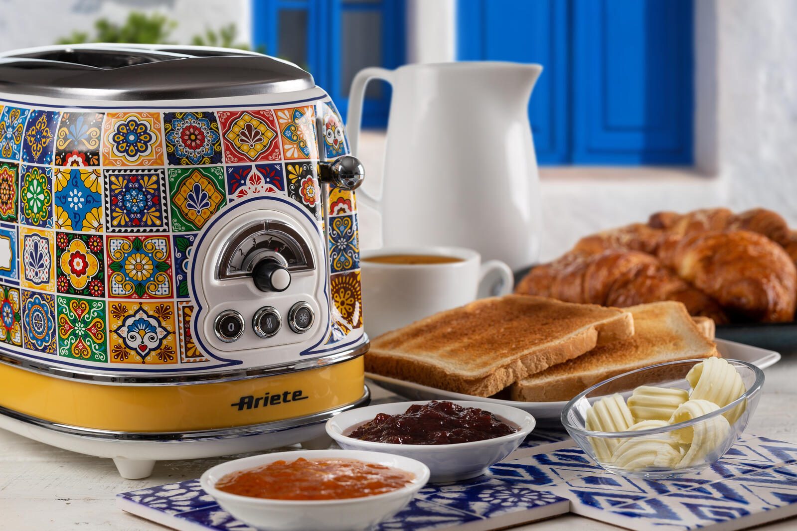 Ariete Vintage 2-Schlitz-Toaster - Positano Design