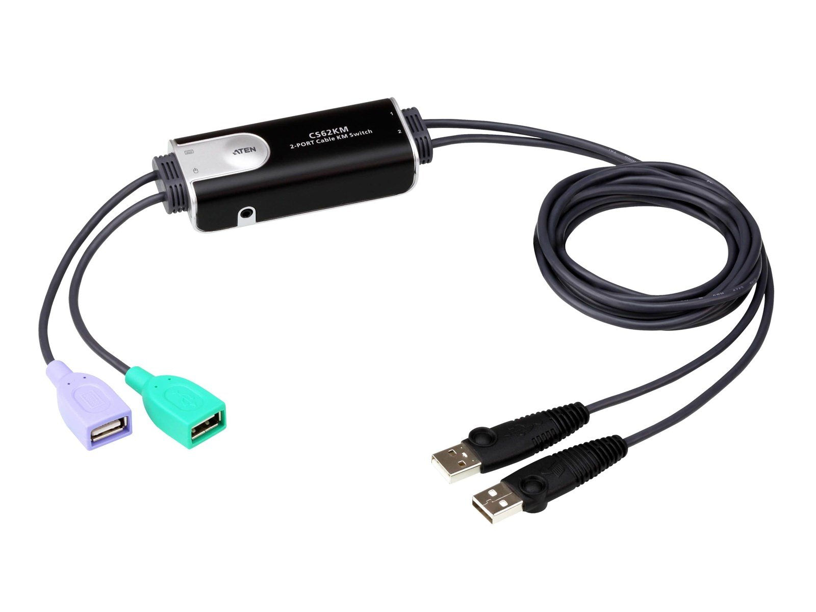 ATEN 2-Port USB Boundless Cable KM Switch