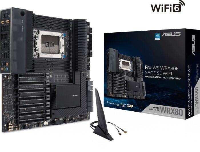 ASUS Pro WS WRX80E-SAGE SE WIFI Workstation Mainboard Sockel AMD sWRX8