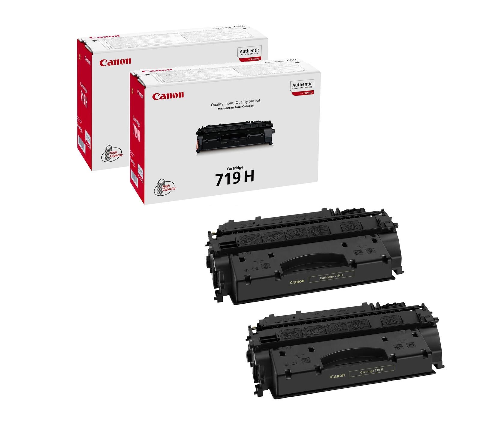 Canon Original Toner 719H Doppelpack schwarz 6.400 Seiten (OP3480B002)