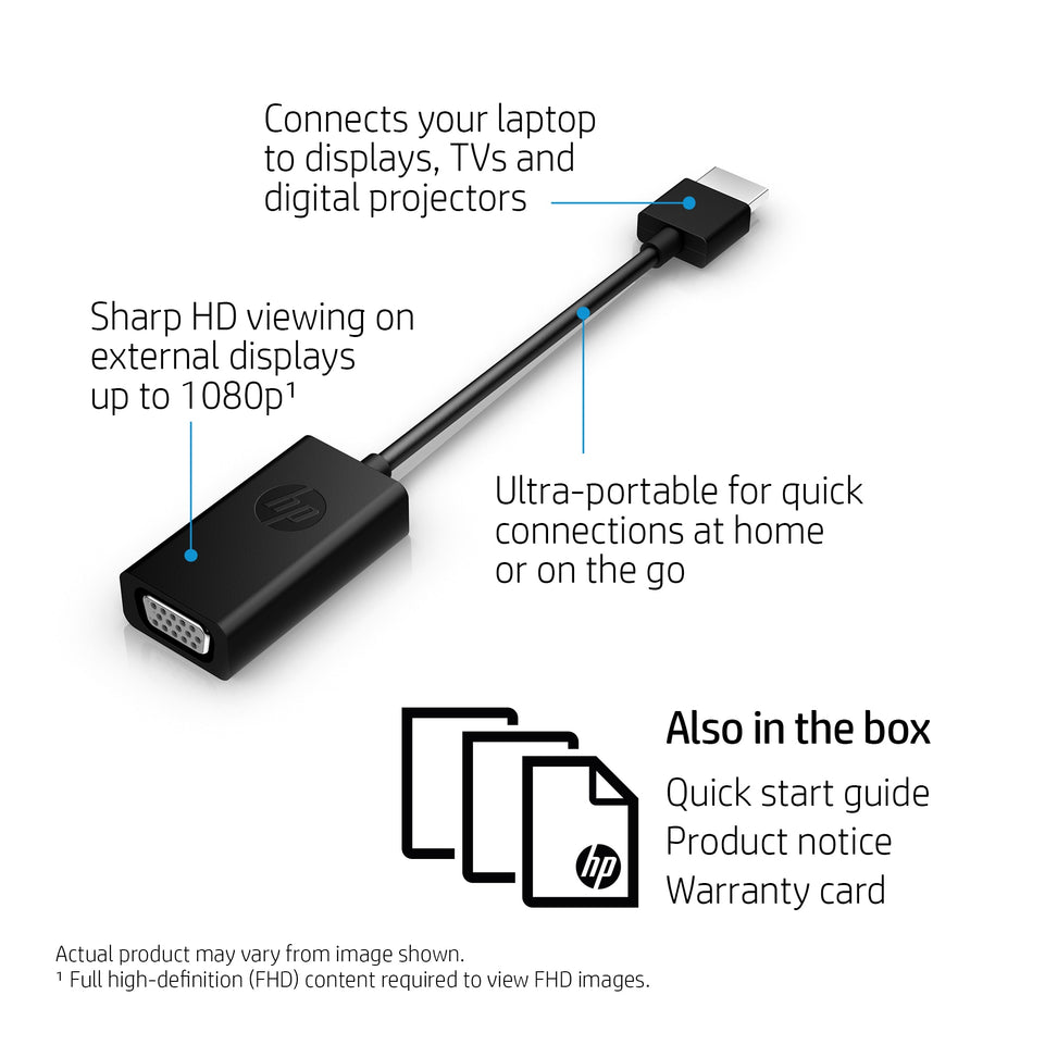 HP Adapter HDMI -&gt; VGA