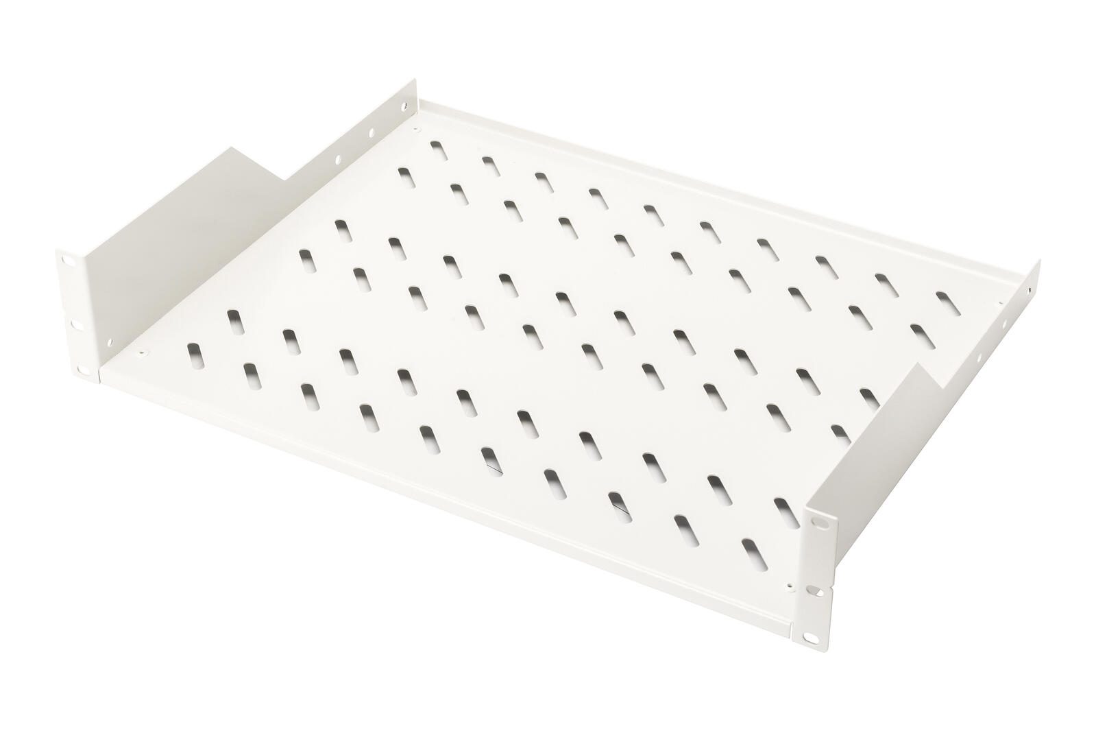 Digitus Fachboden 19'-Schränke festeinbau ab 450mm Tiefe bis 25kg 2HE RAL7035 grau (DN-97610)