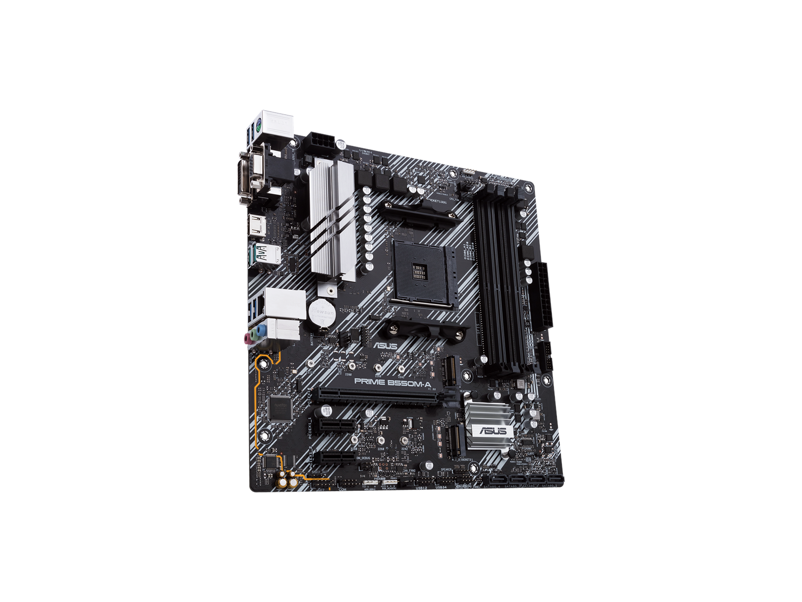 ASUS PRIME B550M-A Mainboard - AMD B550 - AMD AM4 socket - DDR4 RAM - Micro-ATX
