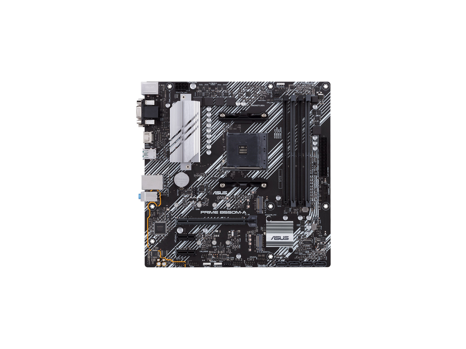 ASUS PRIME B550M-A Mainboard - AMD B550 - AMD AM4 socket - DDR4 RAM - Micro-ATX