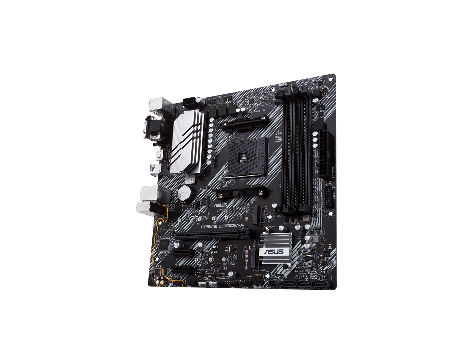 ASUS PRIME B550M-A Mainboard - AMD B550 - AMD AM4 socket - DDR4 RAM - Micro-ATX