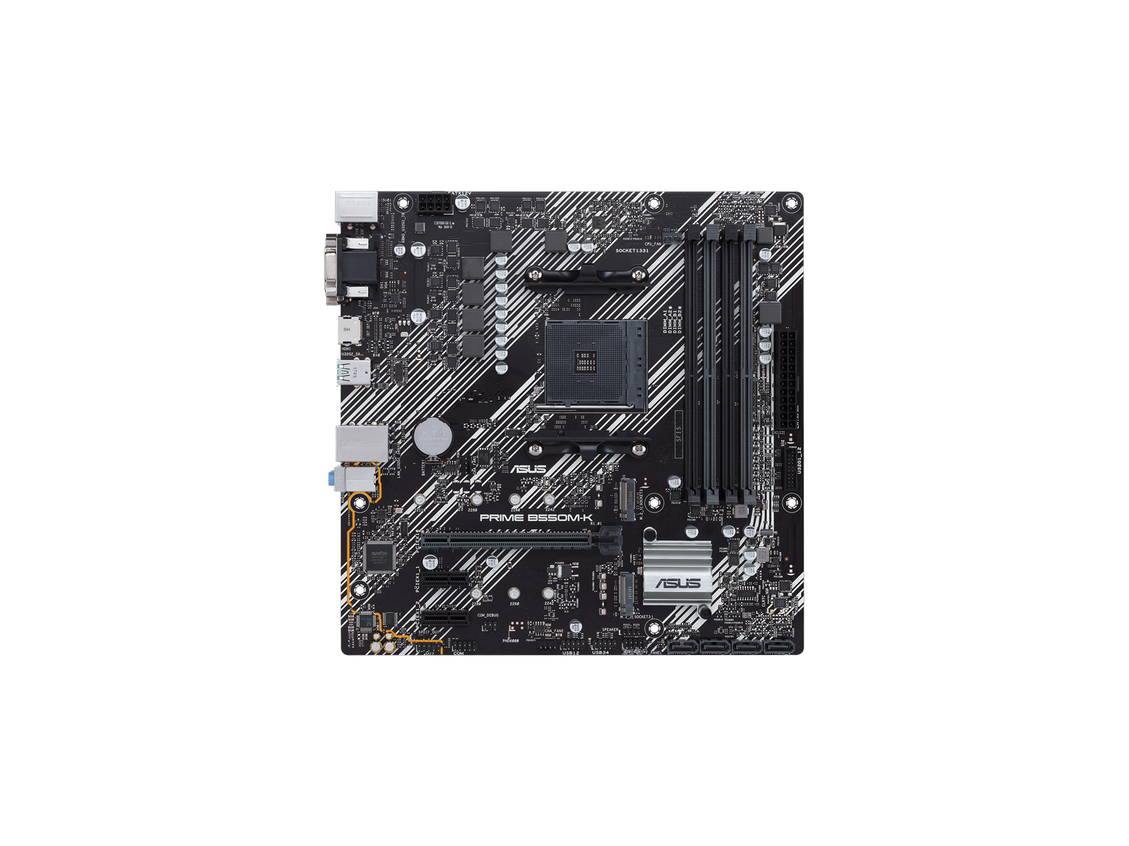 ASUS PRIME B550M-K Mainboard - AMD B550 - AMD AM4 socket - DDR4 RAM - Micro-ATX