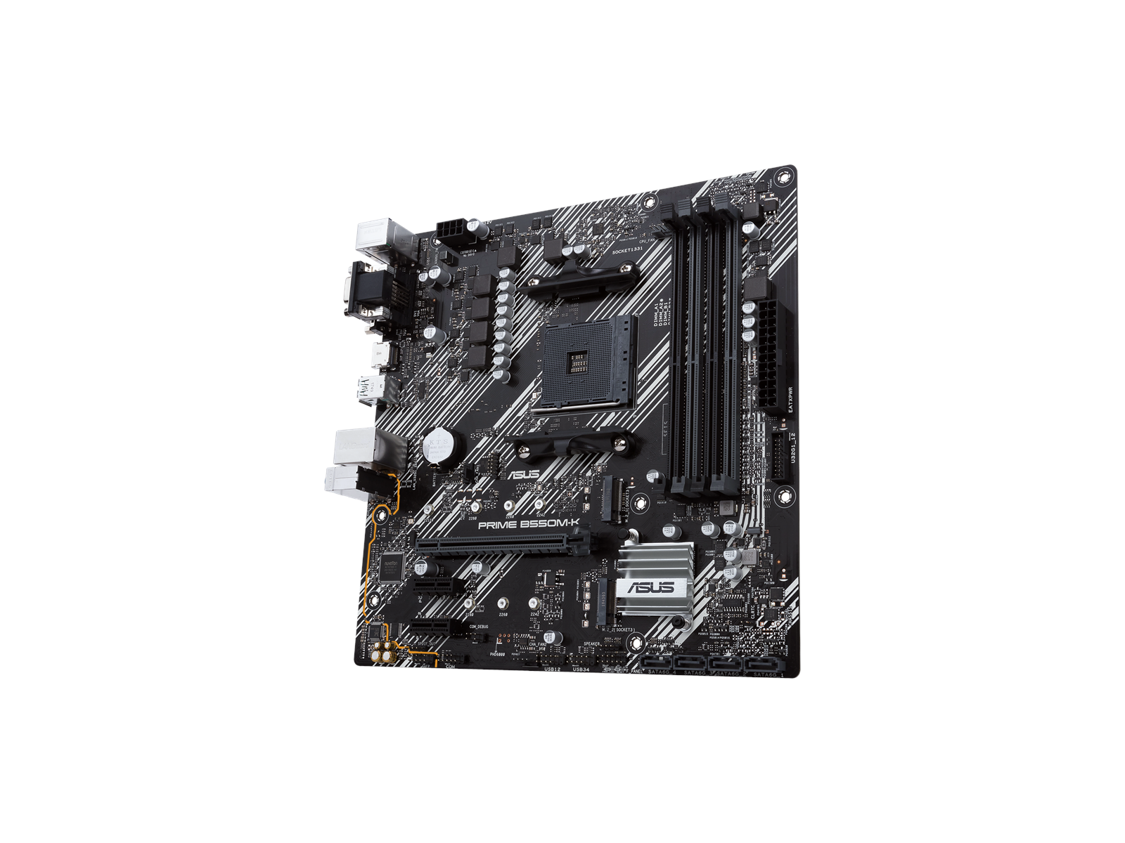 ASUS PRIME B550M-K Mainboard - AMD B550 - AMD AM4 socket - DDR4 RAM - Micro-ATX