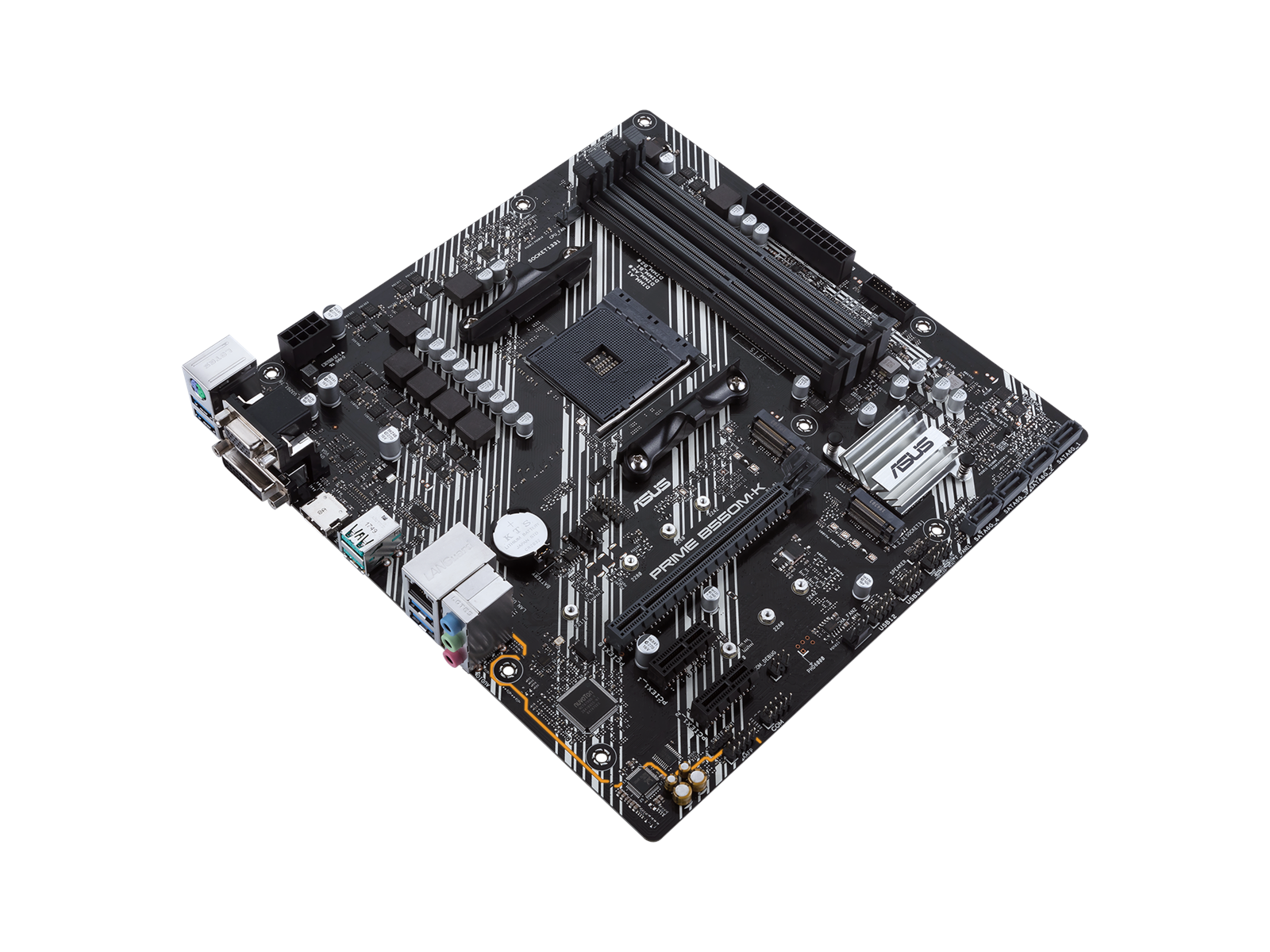 ASUS PRIME B550M-K Mainboard - AMD B550 - AMD AM4 socket - DDR4 RAM - Micro-ATX