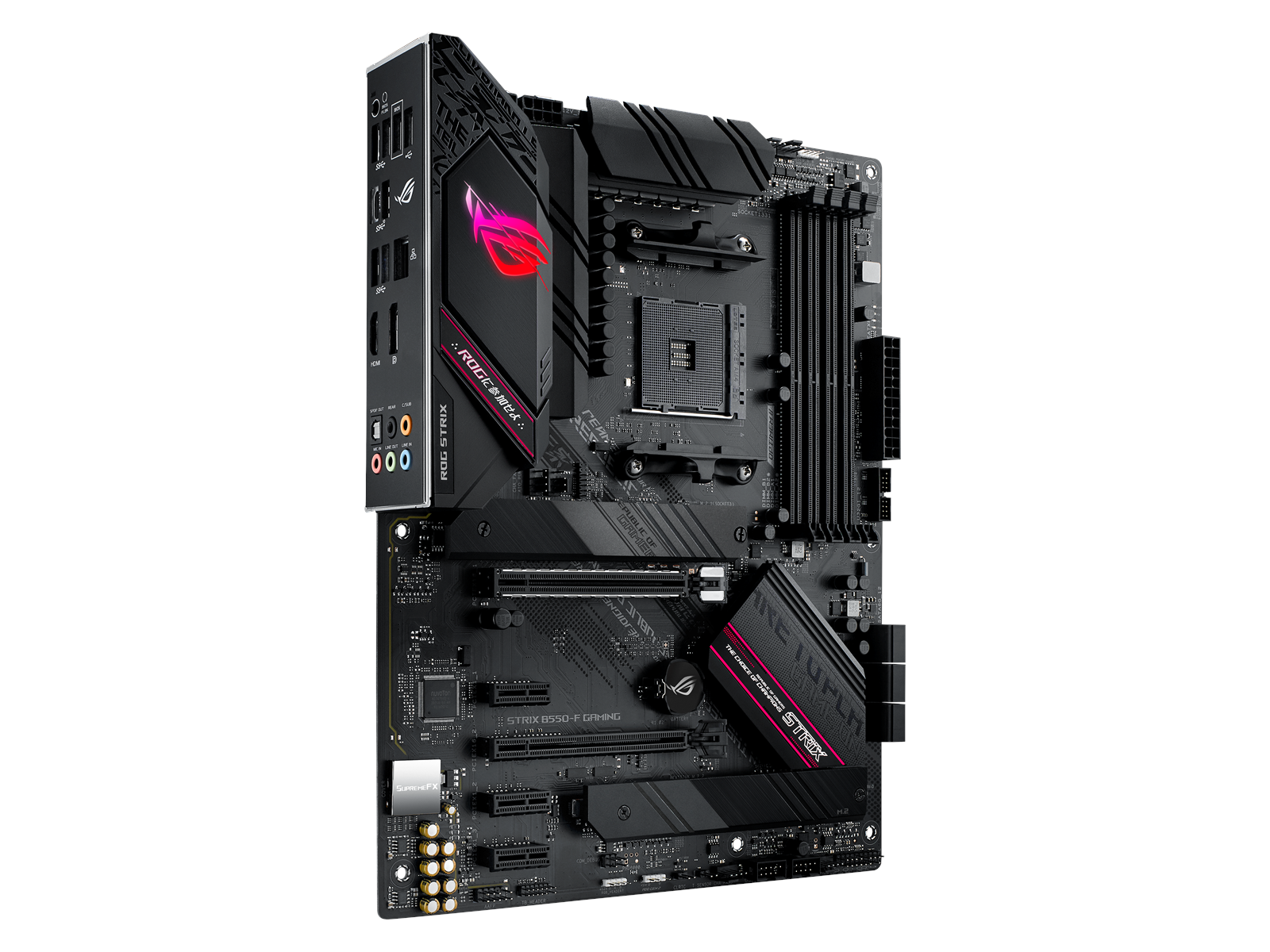 ASUS ROG STRIX B550-F GAMING Mainboard - AMD B550 - AMD AM4 socket - DDR4 RAM - ATX