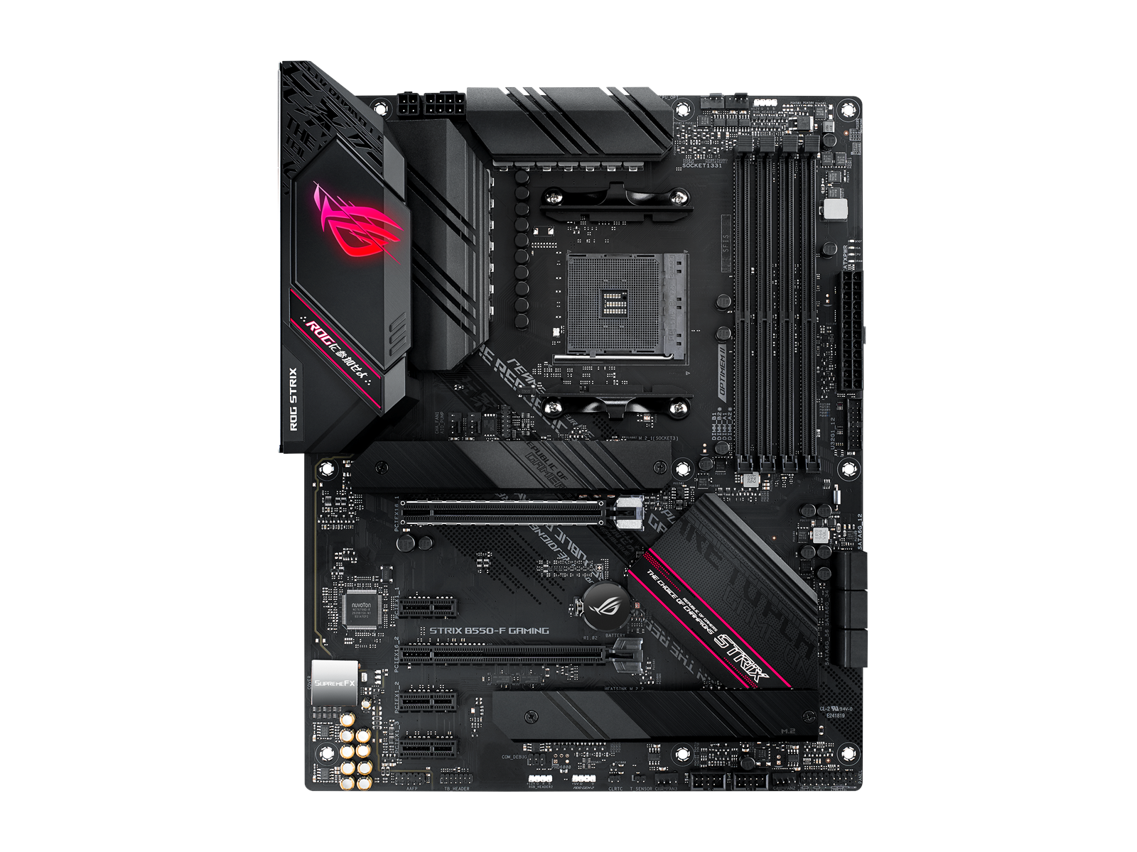 ASUS ROG STRIX B550-F GAMING Mainboard - AMD B550 - AMD AM4 socket - DDR4 RAM - ATX