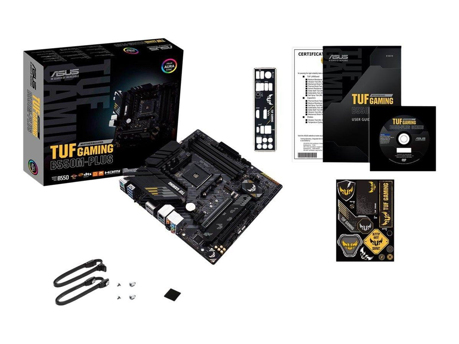 ASUS TUF GAMING B550M-PLUS Mainboard - AMD B550 - AMD AM4 socket - DDR4 RAM - Micro-ATX