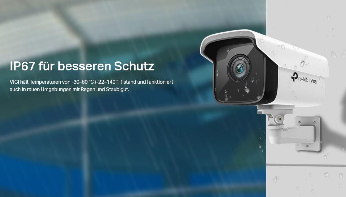 TP-Link VIGI C300 Series C300HP-6 Netzwerk-Überwachungskamera für den Außenbereich mit 6 mm Normal-Objektiv