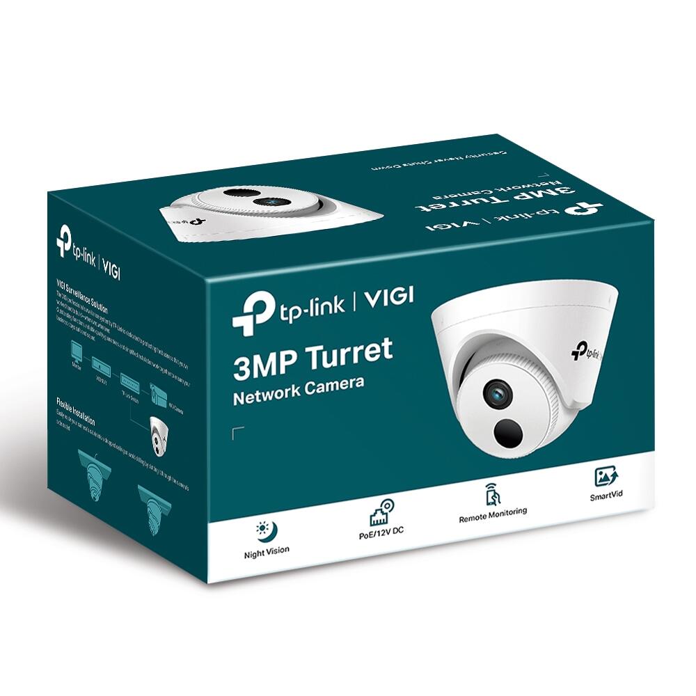 TP-Link VIGI C400HP-2.8 V1 3MP Netzwerk Kamera, schwenk-/neigbar mit 2,8 mm