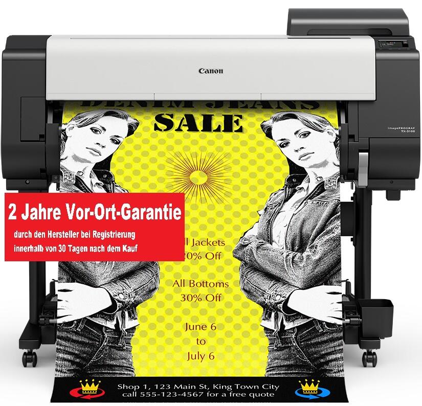 Canon imagePROGRAF TX-3100 Großformatdrucker inkl. Stand 91,4 cm (36')