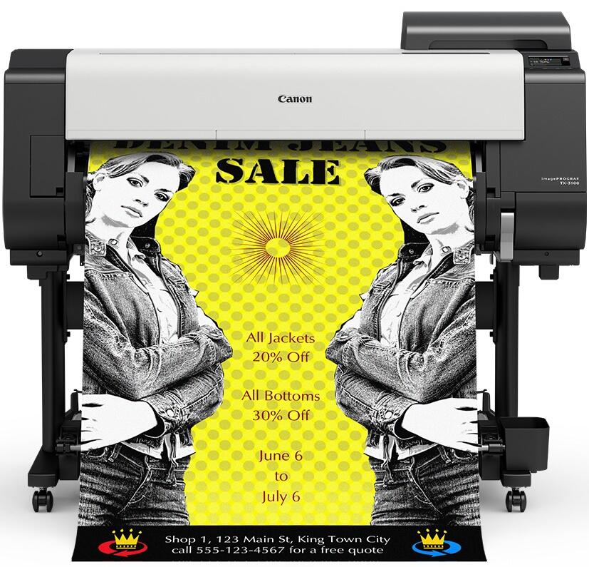 Canon imagePROGRAF TX-3100 Großformatdrucker inkl. Stand 91,4 cm (36')