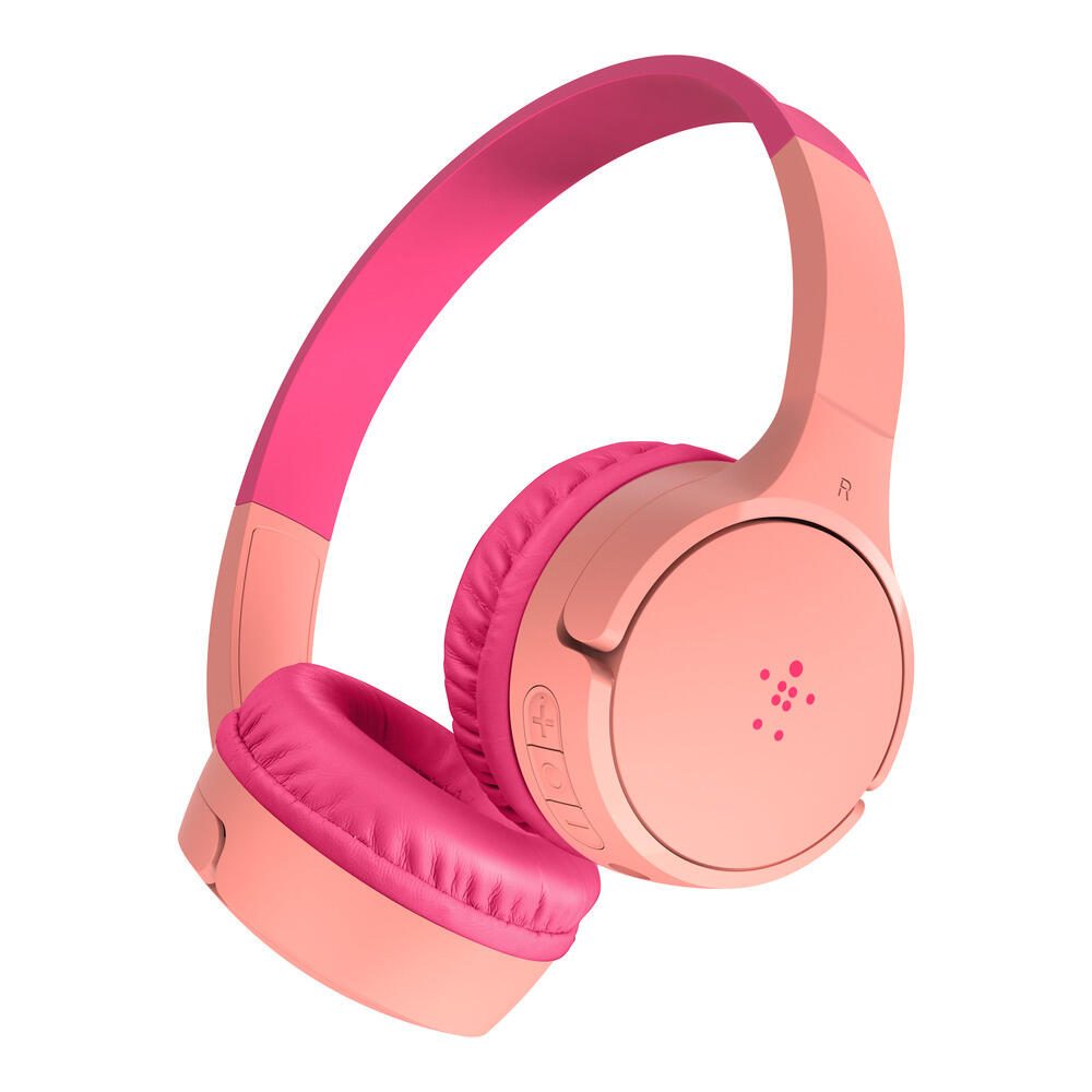 Belkin SoundForm Mini - On-Ear Kopfhörer für Kinder, pink