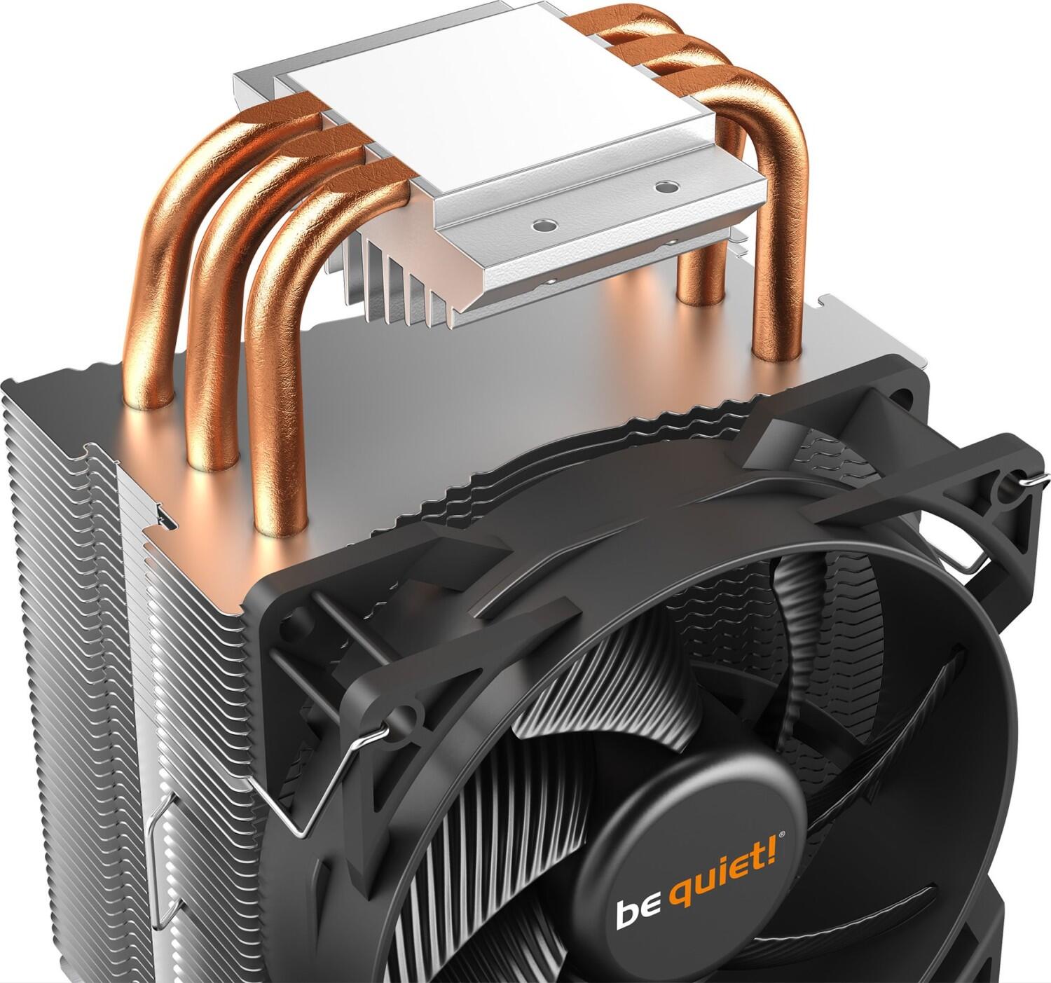 be quiet Luftkühler Pure Rock Slim 2 92mm 130W TDP silber-schwarz