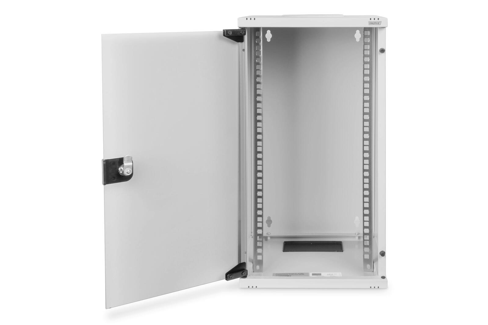 Digitus 12HE 10'-Wandgehäuse RAL 7035 grau