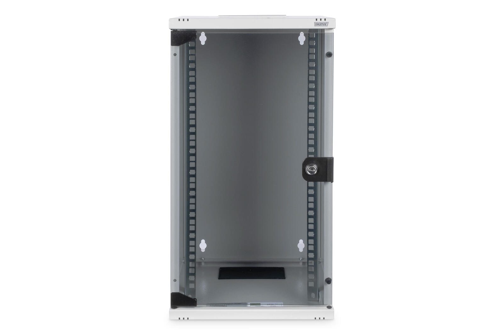 Digitus 12HE 10'-Wandgehäuse RAL 7035 grau