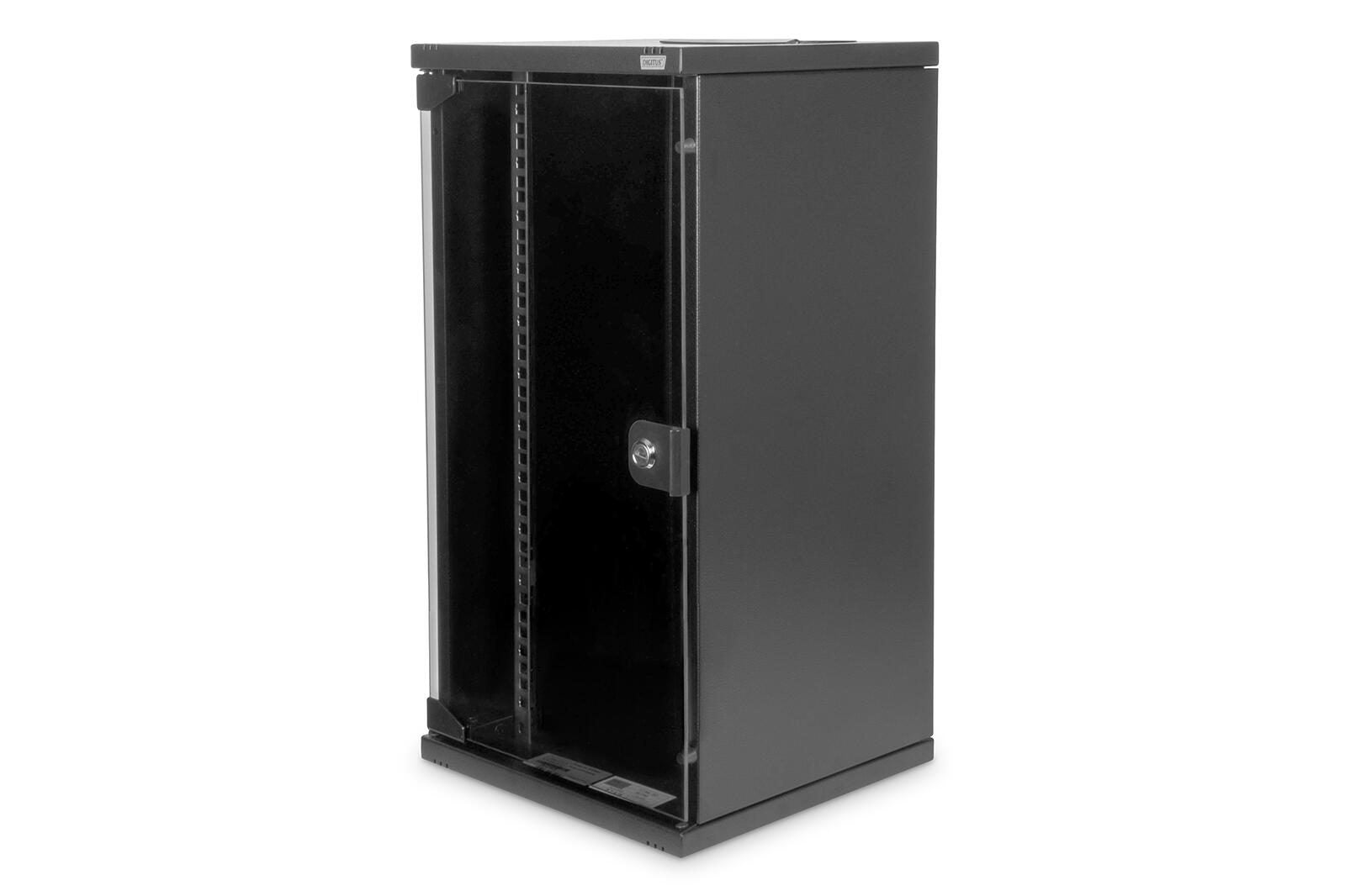 Digitus 12HE 10'-Wandgehäuse RAL 9005 schwarz