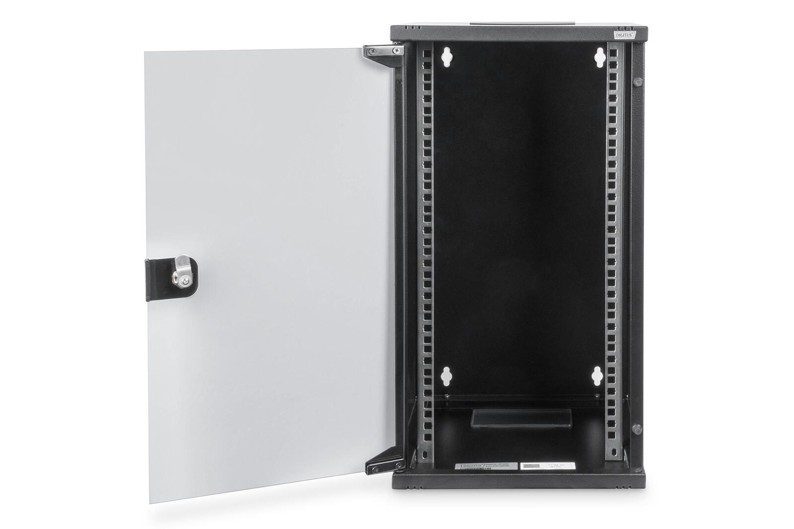 Digitus 12HE 10'-Wandgehäuse RAL 9005 schwarz